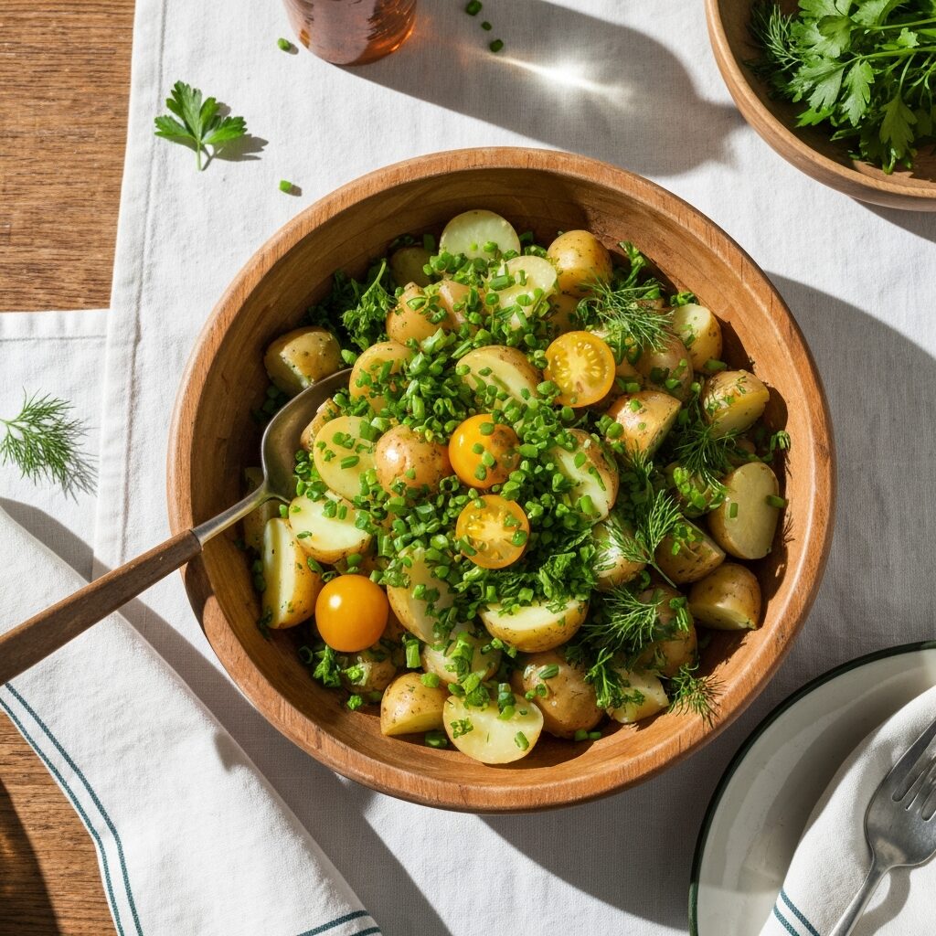 Bright & Fresh Spring Herb Potato Salad for Any Gathering
