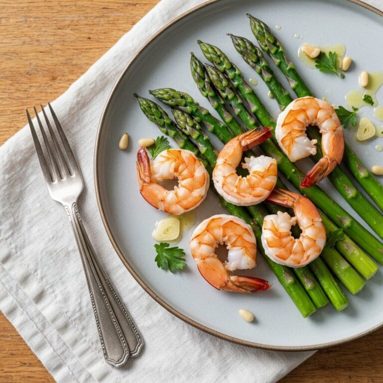 Quick Grilled Shrimp with Bright Gremolata & Asparagus