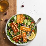 Speedy Halloumi & Chickpea Salad: Mediterranean Magic in Minutes