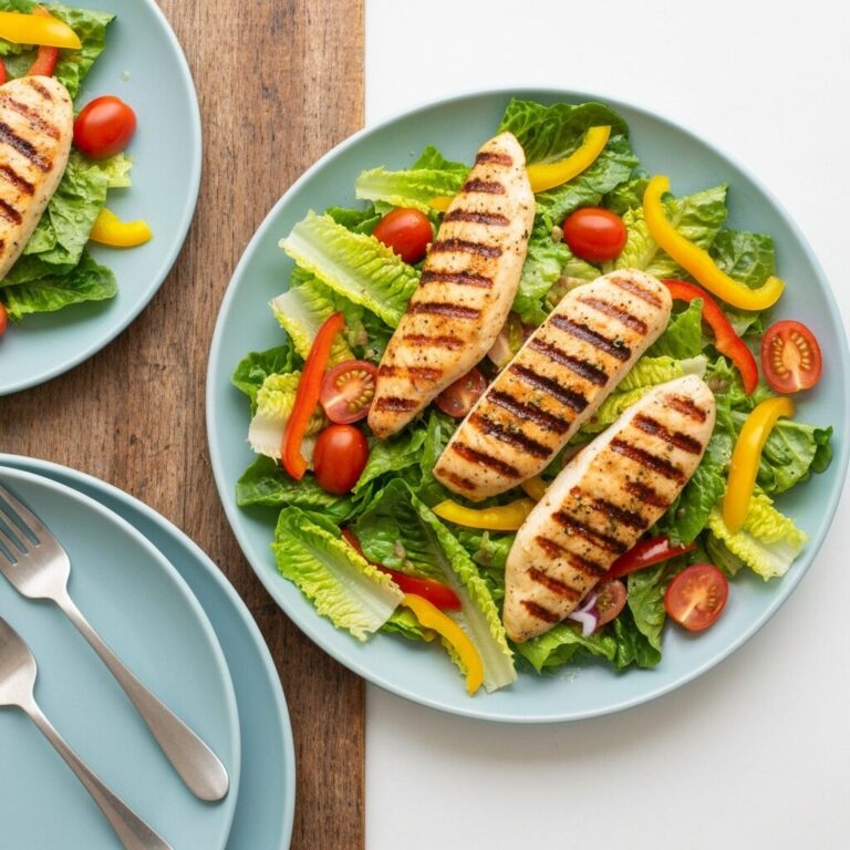 Zesty Grilled Chicken & Spring Veggie Salad